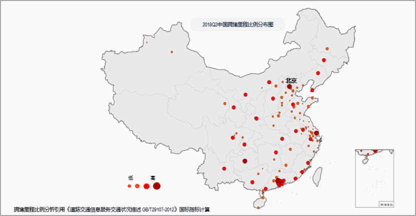 高德地图发布2018Q2交通报告：北京大山子等灯时间最长